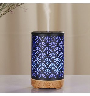  détail sur le bouton d’allumage du diffuseur sofia pour montrer la simplicité d’utilisation