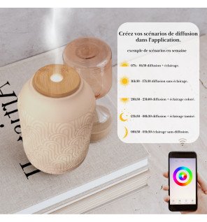  vue latérale du diffuseur prague avec brume visible