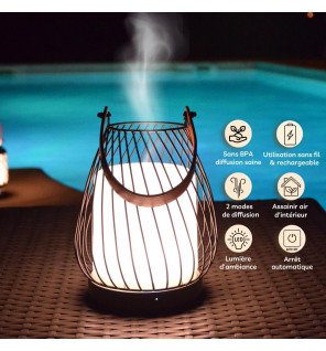  vue latérale du diffuseur milano mettant en valeur ses finitions raffinées