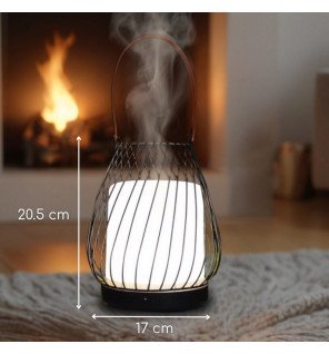  diffuseur milano utilisé lors d’une séance de yoga pour favoriser la détente