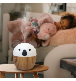  vue latérale du diffuseur woofie mettant en avant sa forme inspirée de la nature