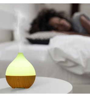  détail du bouton de commande du diffuseur pour un usage intuitif