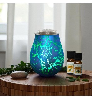  diffuseur électrique calorya n°10 en fonctionnement dans une chambre cosy