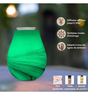  brûleur électrique zen'arôme utilisé lors d’une séance de méditation