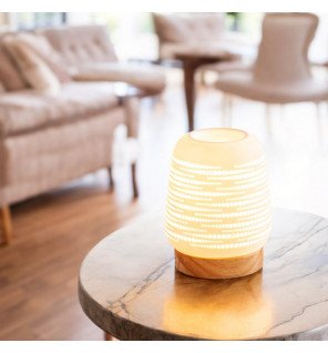  vue latérale du brûleur mettant en valeur sa forme élégante et épurée