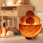 Lampe de sel d'Himalaya cristal avec 4 boules de massage