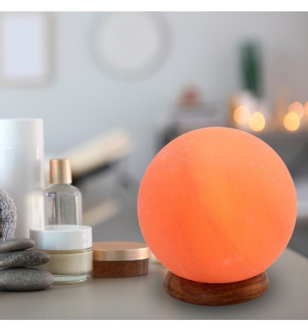 Lampe de sel d'Himalaya Moon 1,9 kg