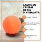 Lampe de sel d'Himalaya Moon 1,9 kg