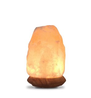  lampe usb en sel d'himalaya posée sur un bureau