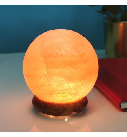 Lampe de sel d'Himalaya usb sphère