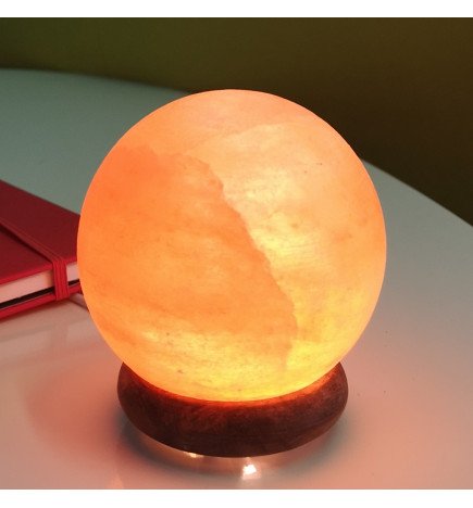 Lampe de sel d'Himalaya usb sphère