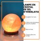 Lampe de sel d'Himalaya usb sphère