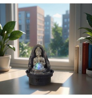 Peace - Fontaine d'intérieur Bouddha
