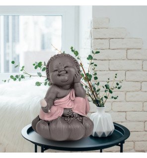  sculpture de bouddha en céramique blanche idéale pour la méditation dans un salon moderne