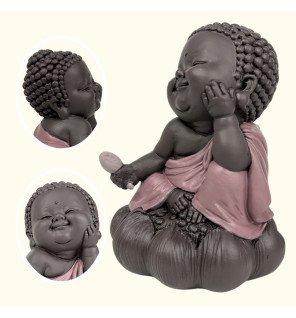  mise en scène de la statue bouddha dans un coin lecture pour favoriser la détente