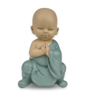  détail du socle robuste de la statue zen'light sur un bureau de travail