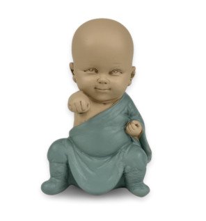  décoration apaisante pour bureau ou espace détente avec la statue bonze gongfu