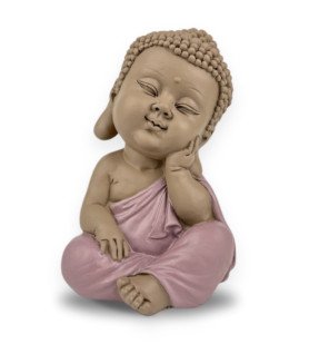  ambiance relaxante avec la statue bouddha placée près d’une fenêtre lumineuse