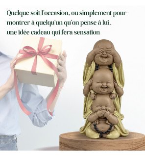  mise en scène de la statue dans un coin lecture pour favoriser la détente