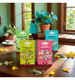  coffret sun&sia présenté en cadeau avec un ruban délicat