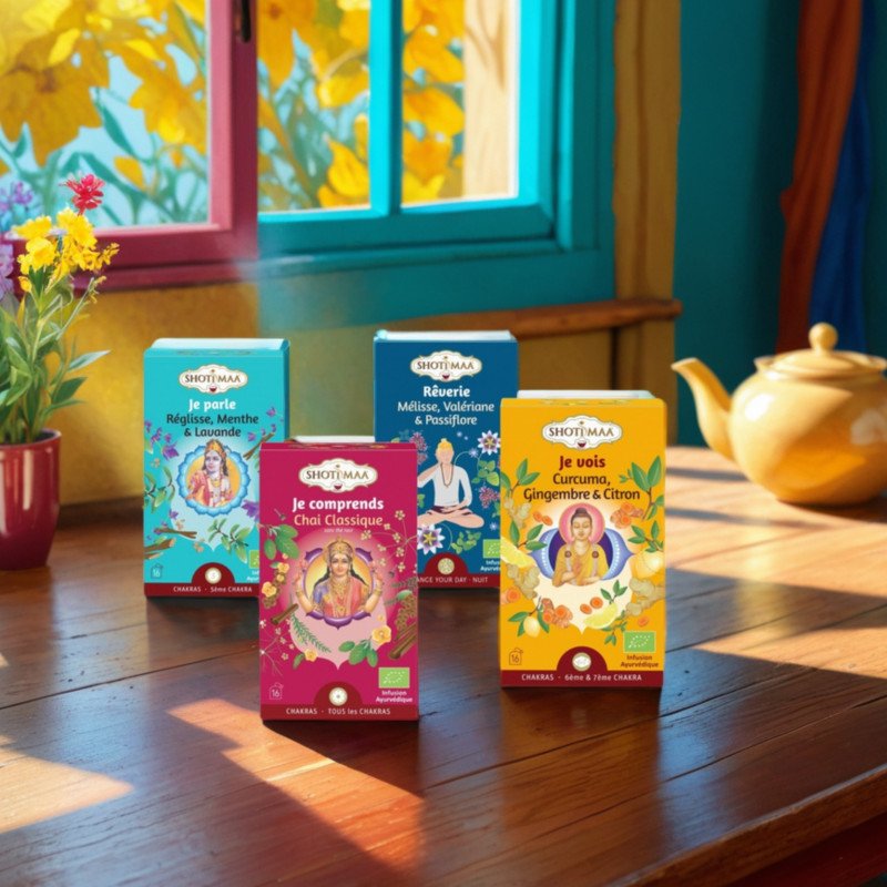 4 Tisanes Bio à Infuser du Matin au Soir 4 Tisanes Bio à Infuser du Matin au Soir