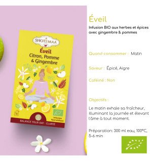 4 Infusions Bio Énergie & Repos - Rituel Vitalité et Sérénité