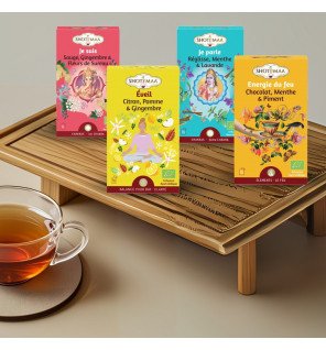  composition de plantes naturelles pour une tisane bien-être sans caféine