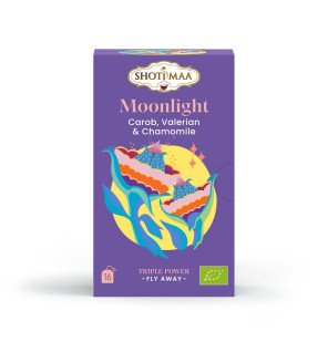  vue rapprochée sur l’étiquette du sachet d’infusion sommeil paisible sun&sia