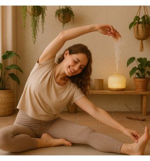 diffuseur origin mis en scène dans un bureau pour créer un environnement serein