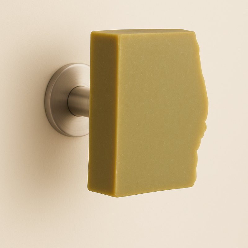 Lot savon huile olive laurier et porte-savon