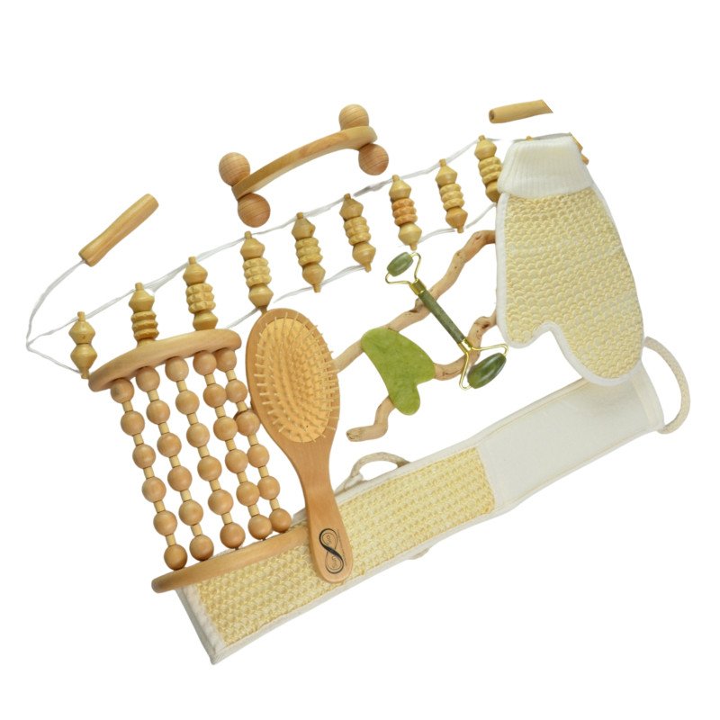 Massage Envie - Coffret 8 accessoires beauté et bien-être de la tête aux pieds Massage Envie - Coffret 8 accessoires beauté et bien-être de la tête aux pieds