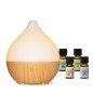Diffuseur ultrason Leo + 4 huiles essentielles indispensables