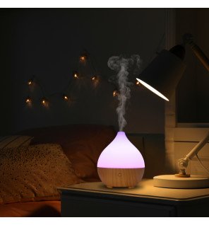 Zenaterra-Diffuseur ultrason Leo + 4 huiles essentielles indispensables-Zen'Arôme-Coffrets Aromathérapie