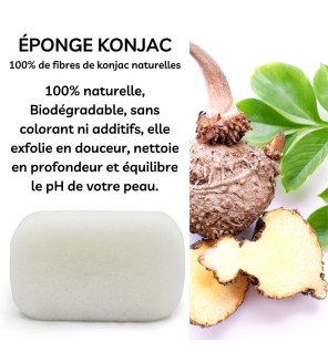  présentation des accessoires de bain écoresponsables sur une étagère en bois