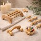 Coffret Essentiel Massage -  4 accessoires de massage en bois naturel