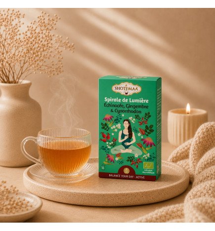 Tisane Bio Spirale de Lumière – Revitalisante & Harmonieuse