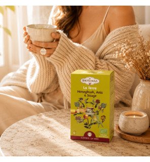 Zenaterra-Infusion Tisane Bio La Terre - Équilibre et Vitalité-Sun&Sia-Gamme Éléments