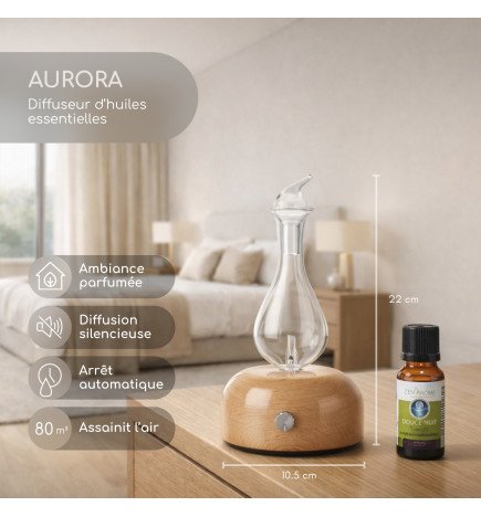 Aurora - Diffuseur puissance ajustable par nébulisation