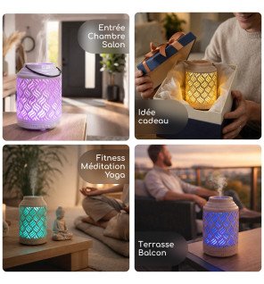Zenaterra-Venise - Diffuseur d'huiles essentielles connecté contrôlable via App-Zen'Arôme-Ultrasonique