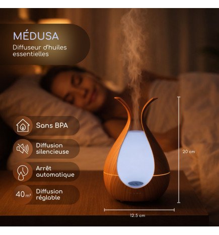 Medusa - Diffuseur d'huiles essentielles ultrasonique