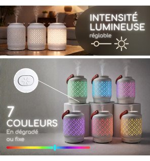 Zenaterra-Madrid - Diffuseur nomade sans fil-Zen'Arôme-Ultrasonique