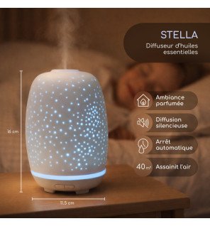Stella - Diffuseur d'huiles essentielles ultrasonique