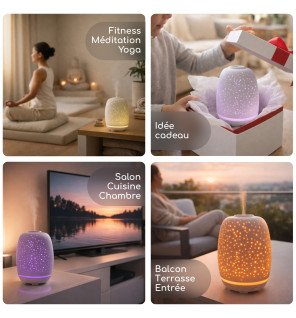 Zenaterra-Stella - Diffuseur d'huiles essentielles ultrasonique-Zen'Arôme-Ultrasonique
