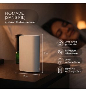 Mobysens blanc - Diffuseur nomade par nébulisation