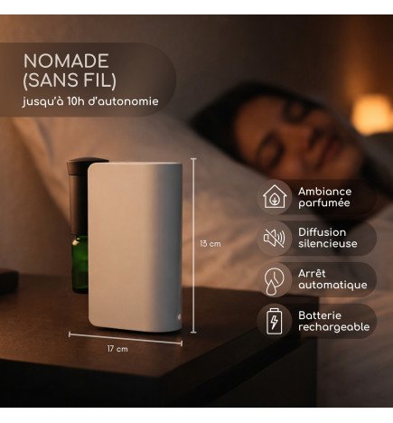 Mobysens blanc - Diffuseur nomade par nébulisation