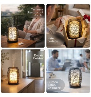 Zenaterra-Volupsia - Diffuseur d'huiles essentielles avec télécommande-Zen'Arôme-Ultrasonique