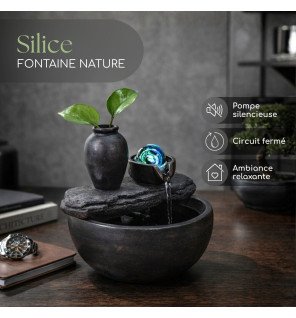 Silice - Fontaine d'intérieur Zen