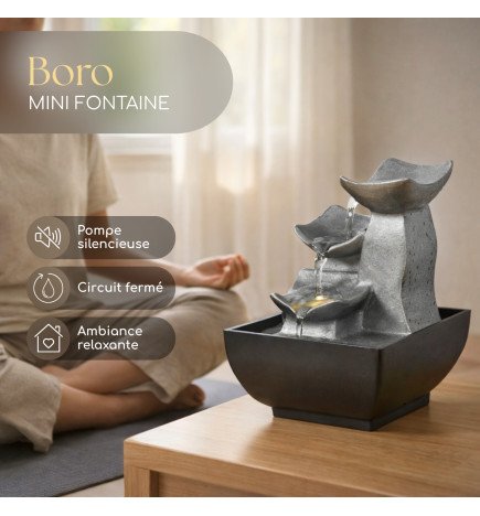 Boro - Fontaine d'intérieur Nature