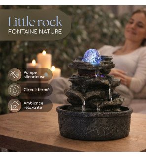 Little Rock - Fontaine d'intérieur Nature