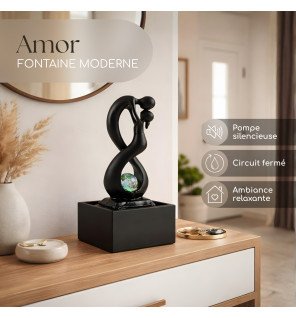 Amor noir - Fontaine d'intérieur Moderne
